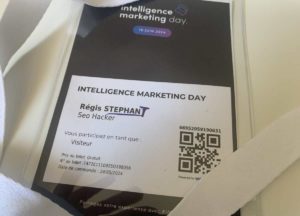 Badge Intelligence Marketing Day 2024 SEO Hackers