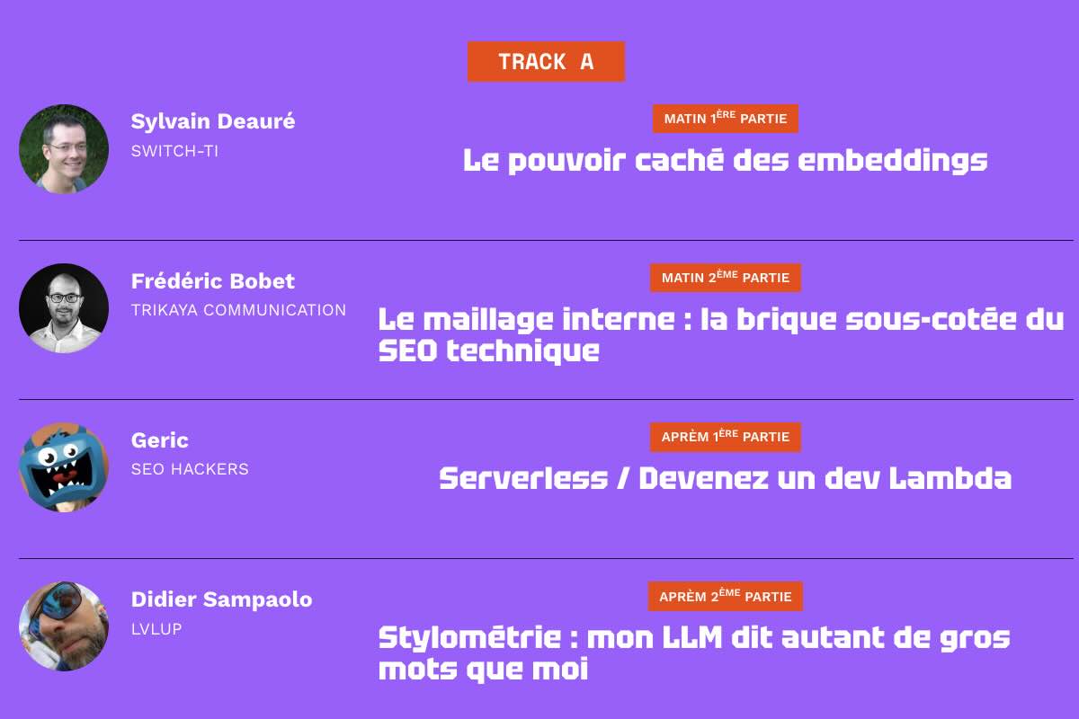 Track A du TEKnSEO 2025 à Toulouse