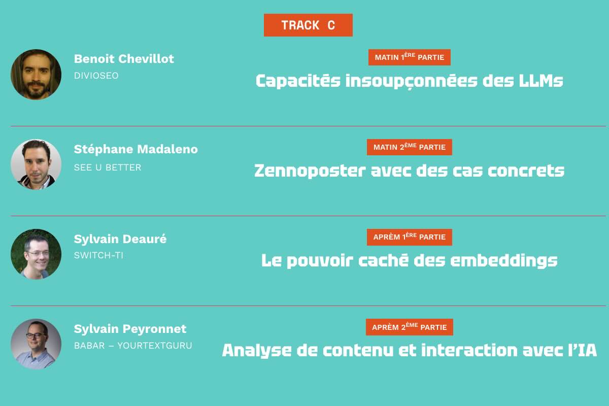 Track C du TEKnSEO 2025 à Toulouse